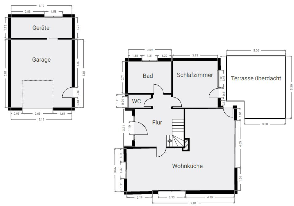 Grundriss Erdgeschoss