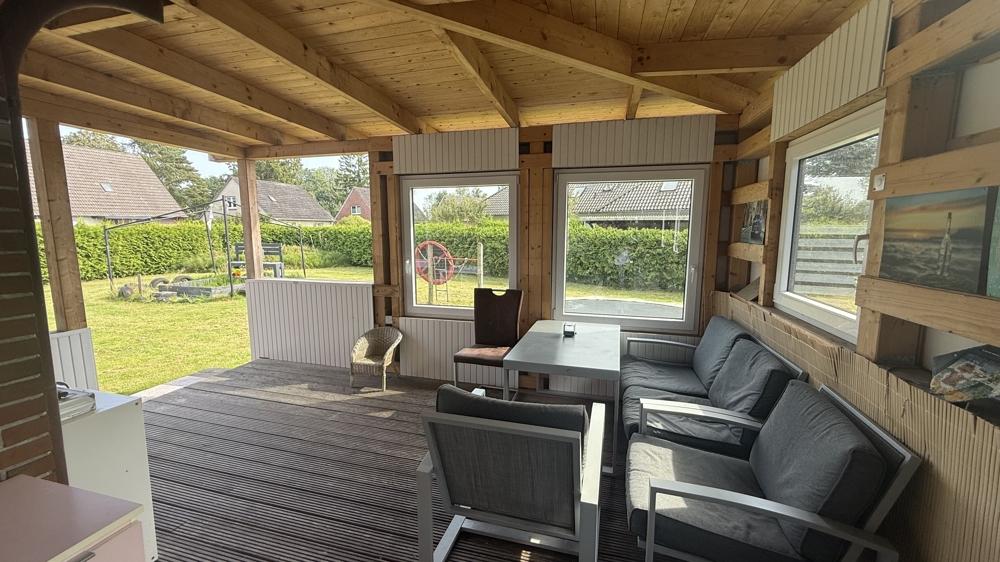Überdachte Terrasse