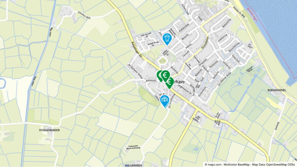 Geolyzer Kartenausschnitt