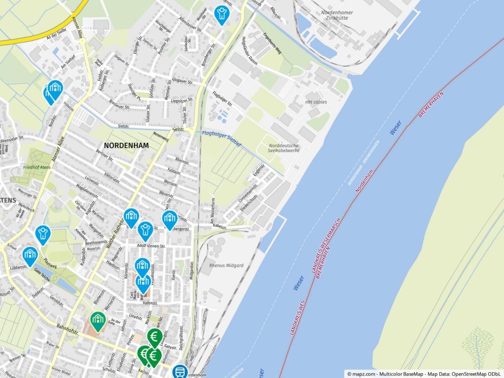 Geolyzer Kartenausschnitt