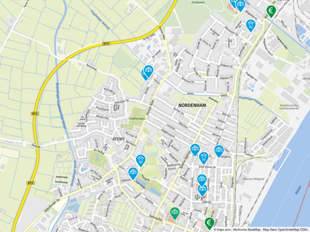 Geolyzer Kartenausschnitt