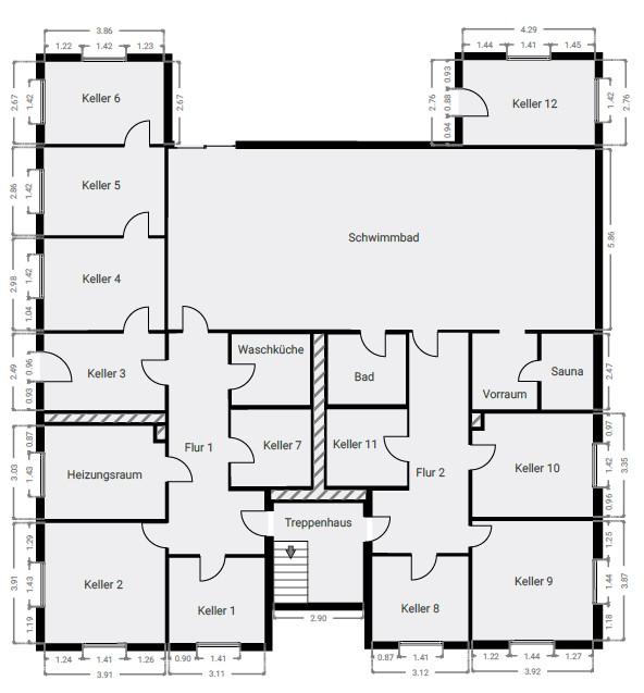 Grundriss Keller