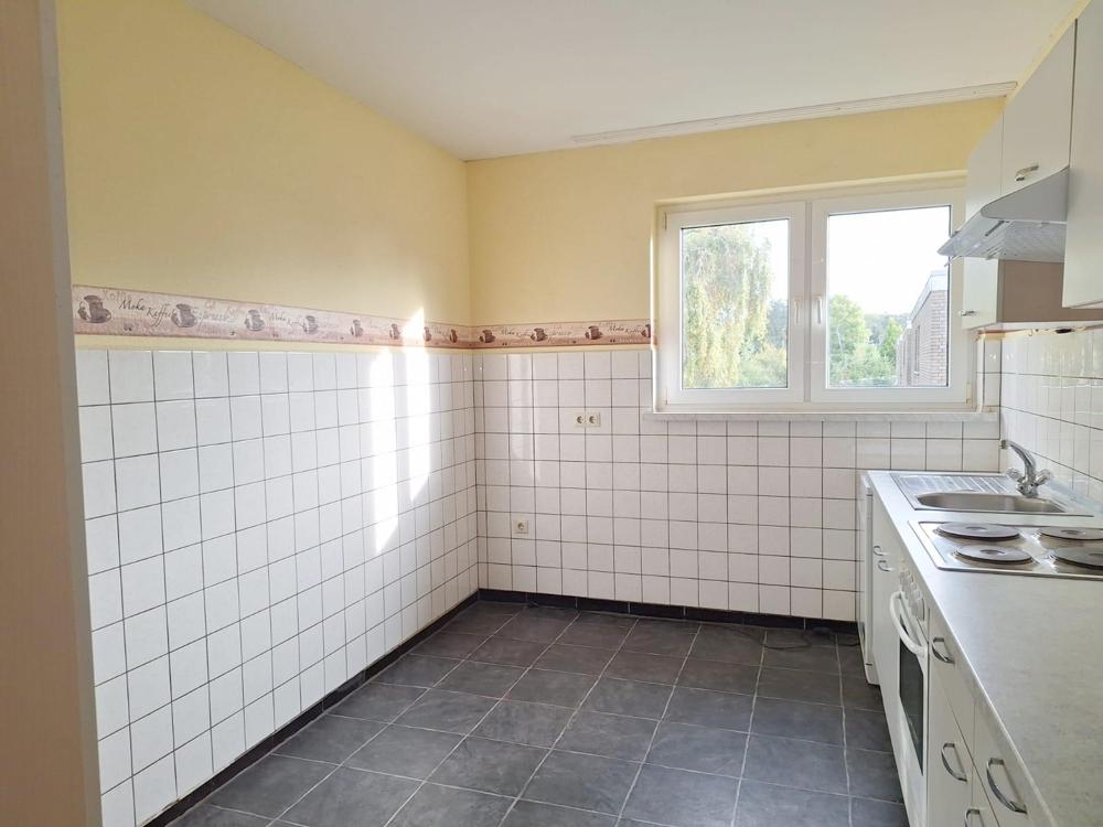 Küche mit Einbauküche