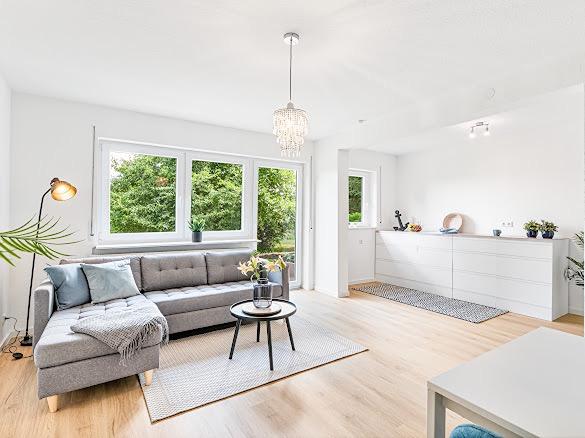 Helle 3-Zimmer-Wohnung mit Terrasse ins Grüne – frisch renoviert - Foto 1