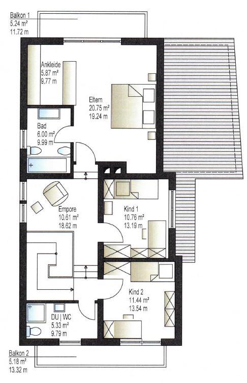 Grundriss Dachgeschoss