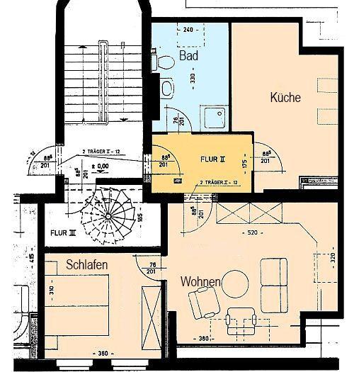 Altbau - 2 Zimmer - Dachgeschosswohnung in Falkensee-Finkenkrug bahnhofsnah - Photo 4
