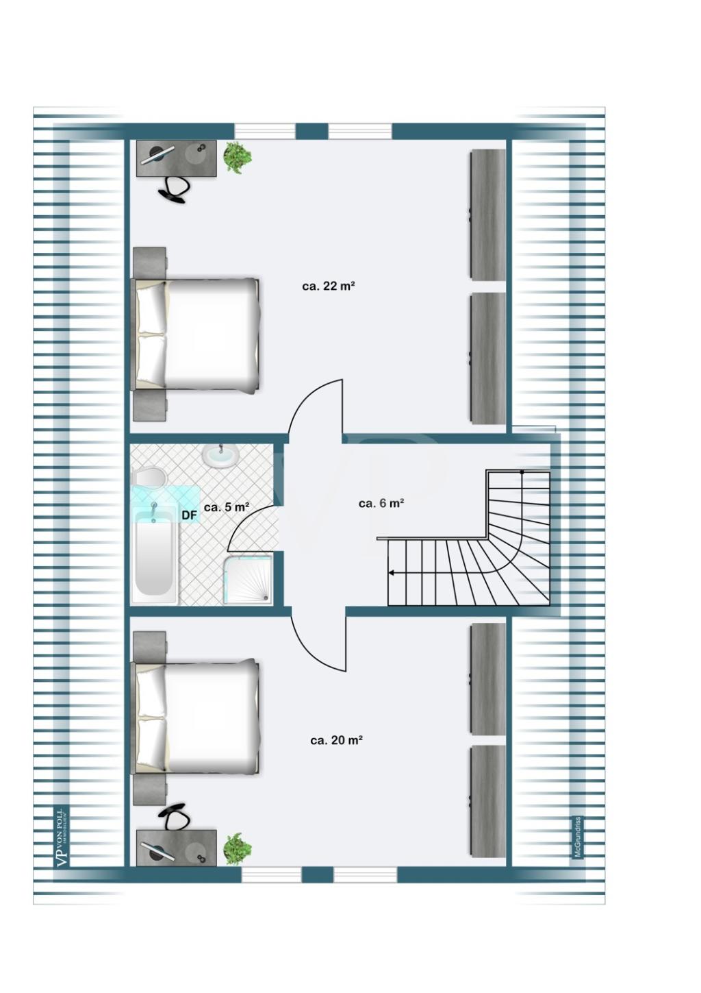 Grundriss Obergeschoss