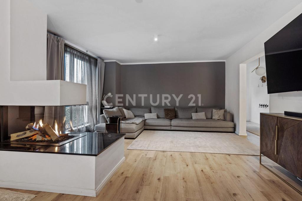 moderner Gaskamin - Wohnung 4 -