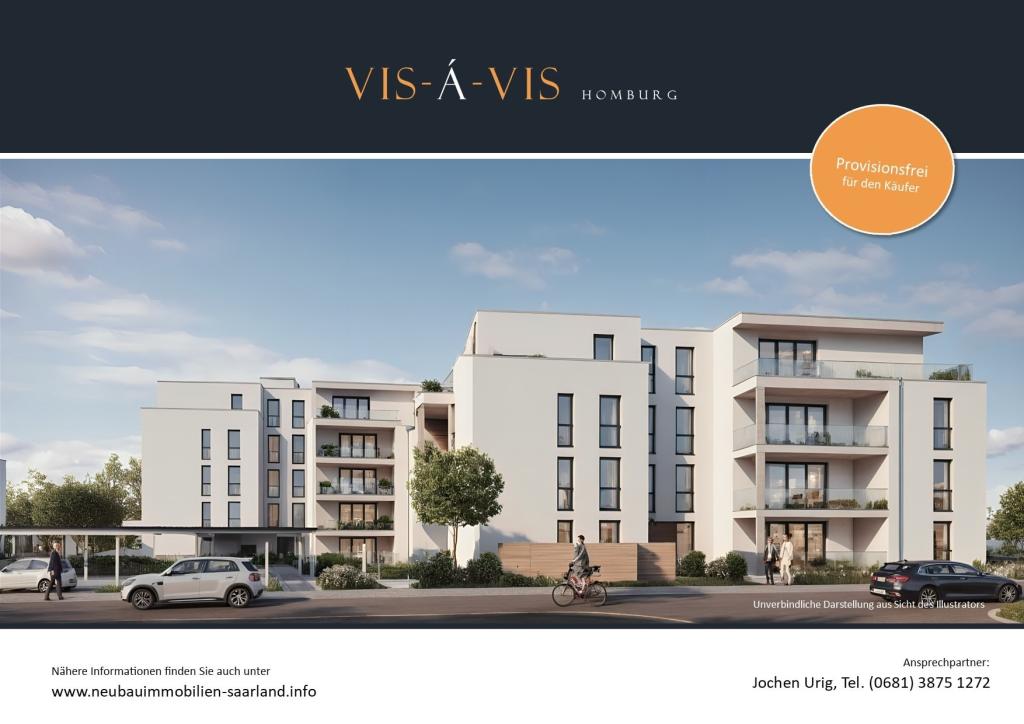 **** VIS-Á-VIS HOMBURG **** Moderne Neubau-Eigentumswohnungen in Homburg
