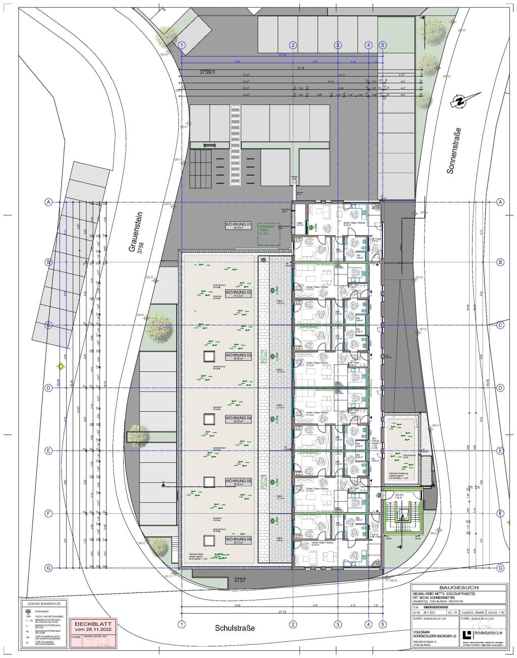 Grundrisse alle Wohnungen