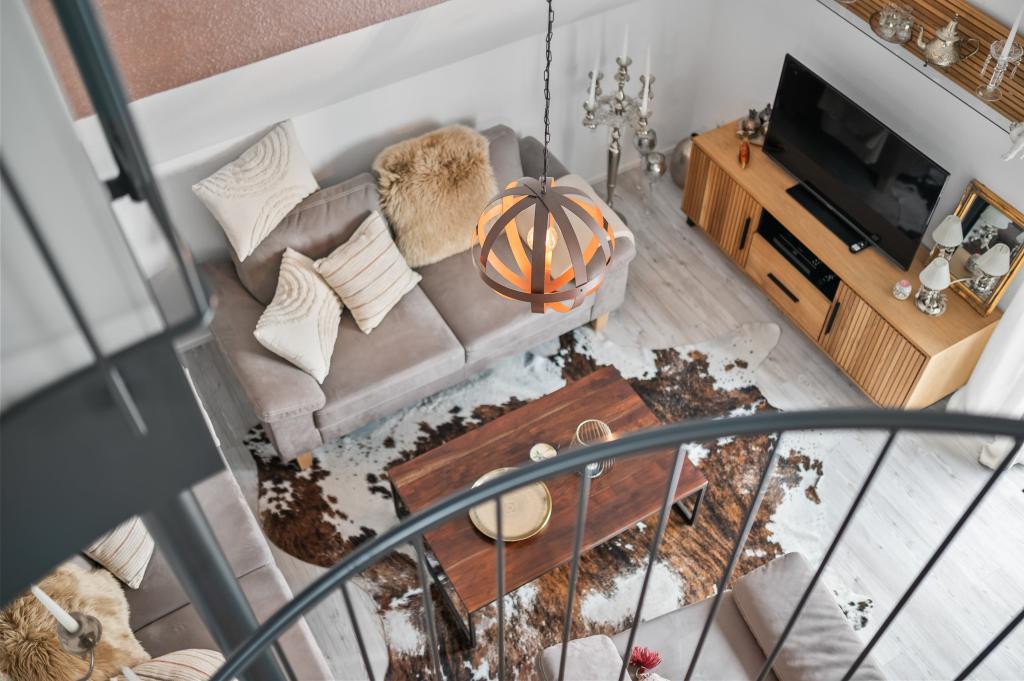 Wohnbereich von oben