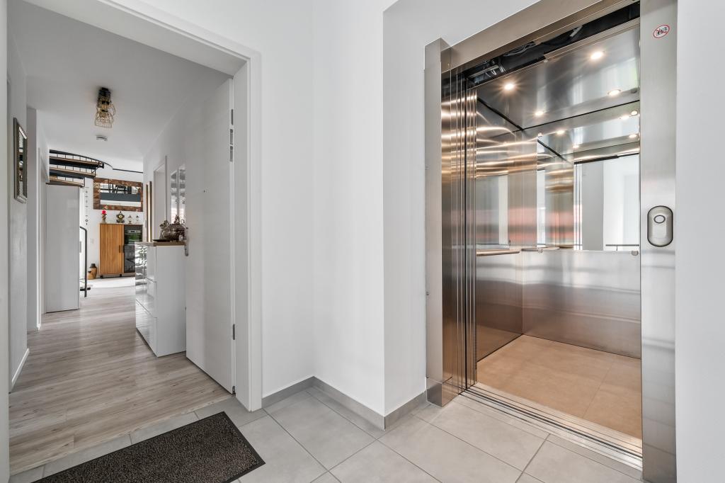 Vom Aufzug direkt zur Wohnung