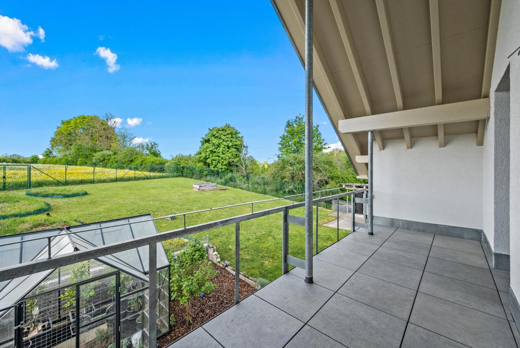 Loggia vor den Dachzimmern