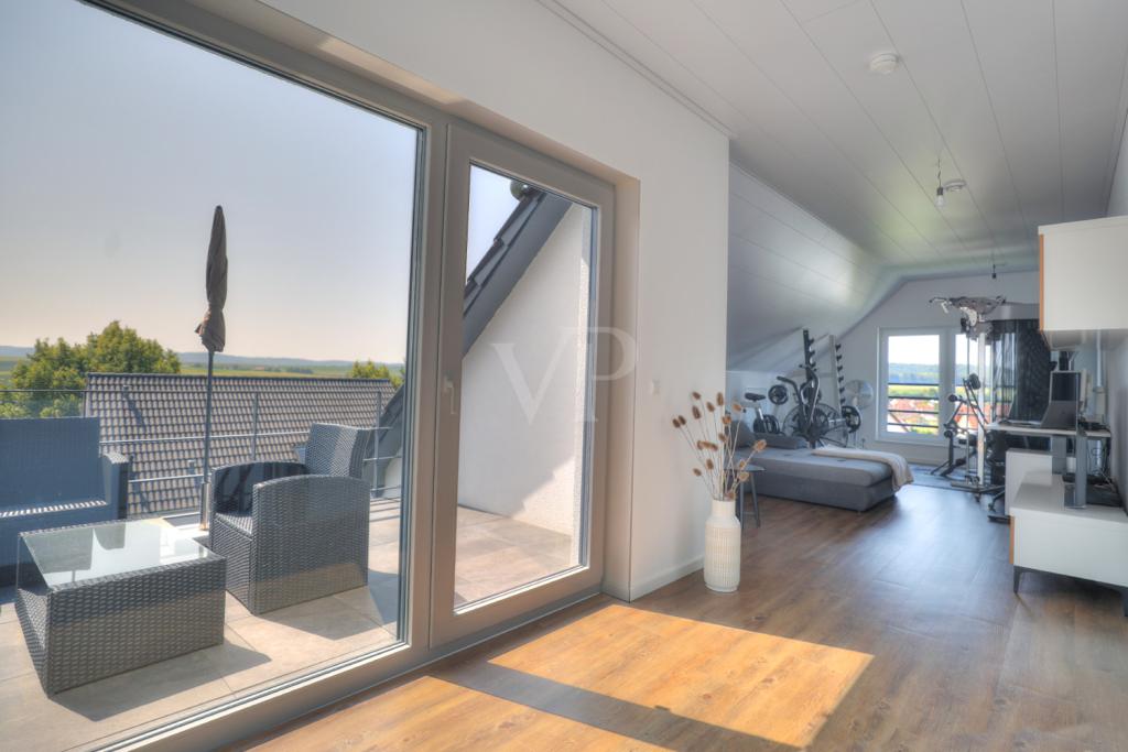 Loggia Fitnessraum Dachgeschoss