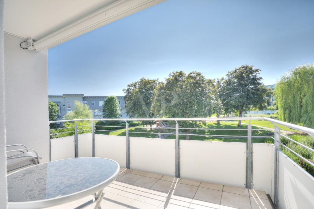 Balkon 2 (West-Ausrichtung, vom Wohn- und Kinderzimmer erreichbar)