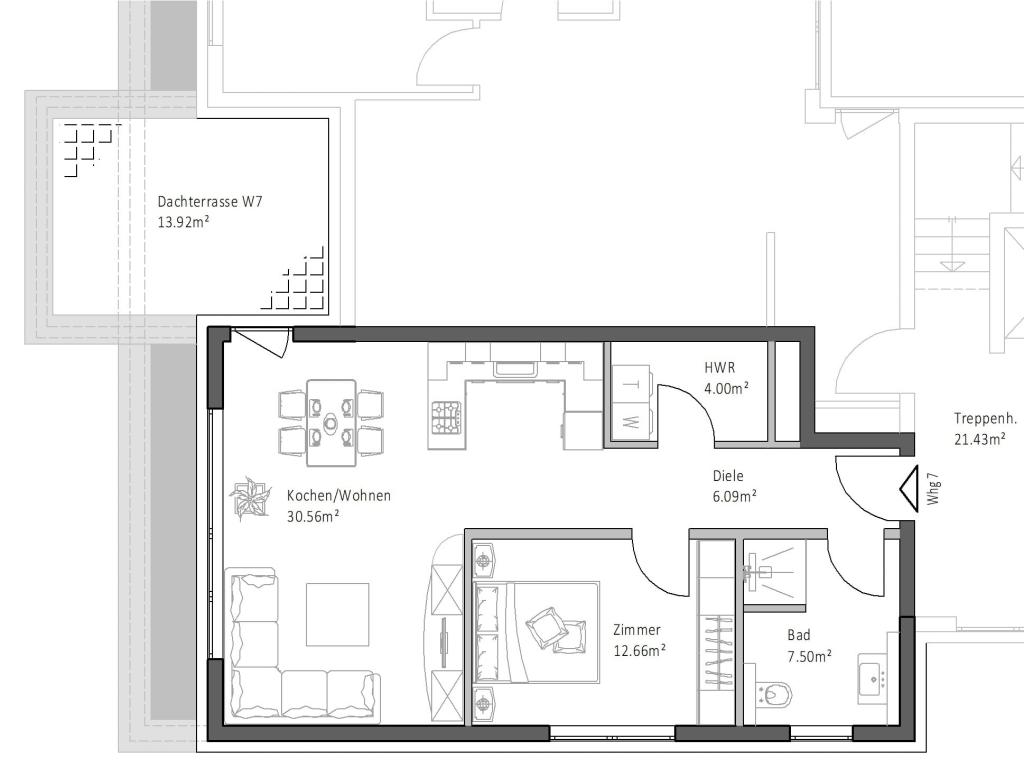 Grundriss Whg. 7