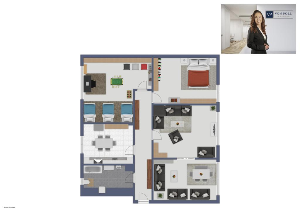 Grundriss-Wohnung 2. OG