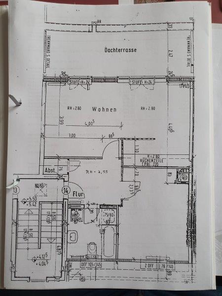 Grundriss bemaßt