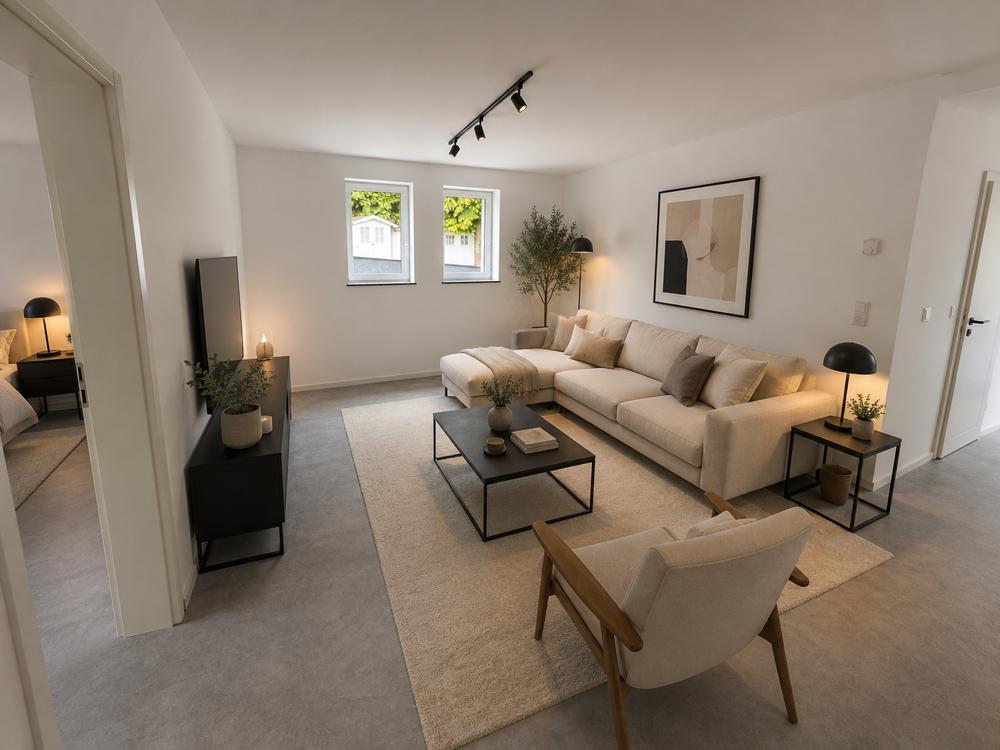 Erstbezug nach Sanierung– Wohnen wie im Neubau 3-Zimmer-Wohnung mit eigenem Eingang und Garten - Photo 1