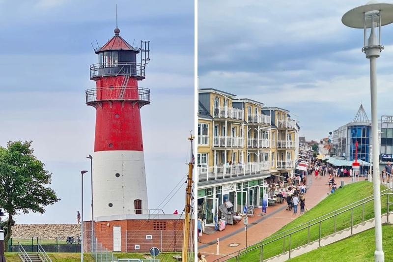 Leuchtturm und Innenstadt