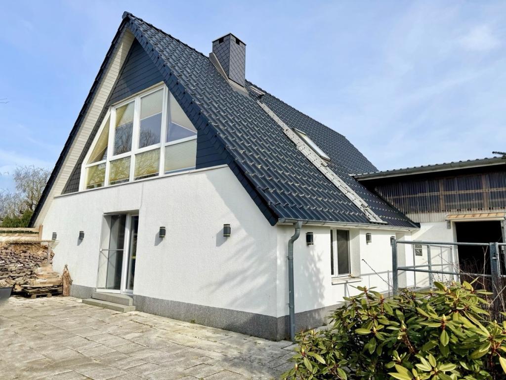 Rückwärtiger Blick auf das Wohnhaus