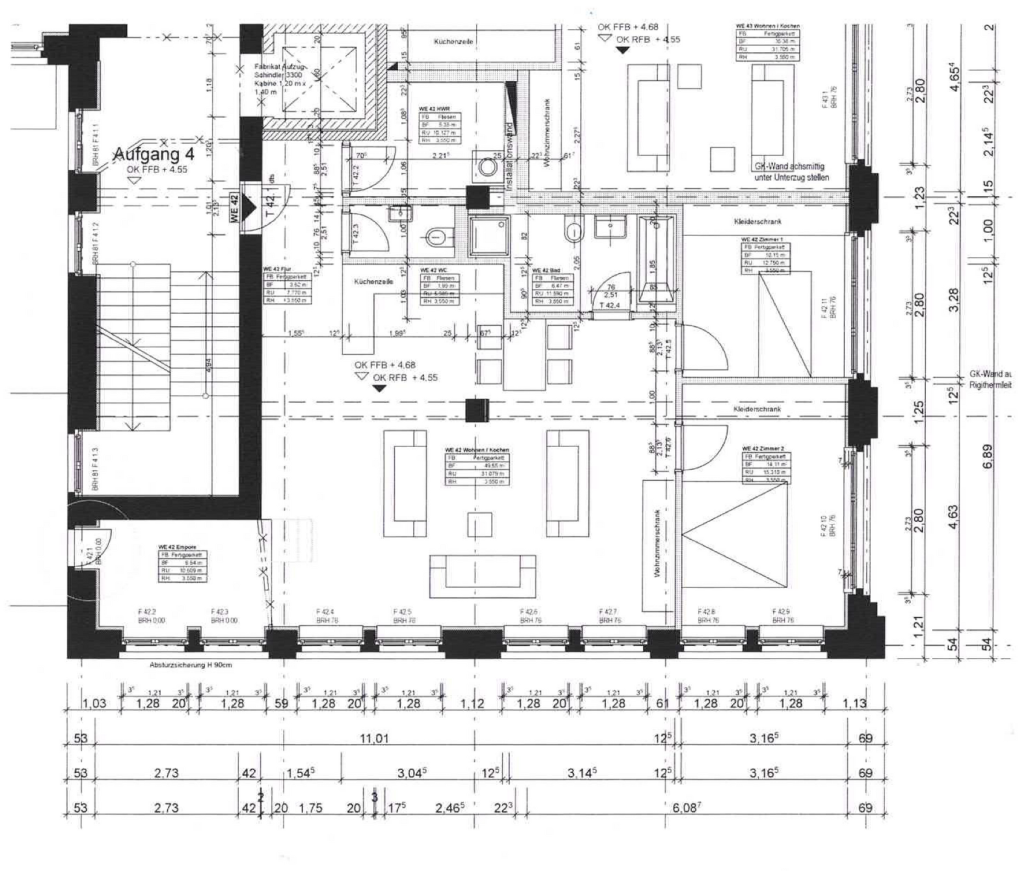 Grundriss ETW42