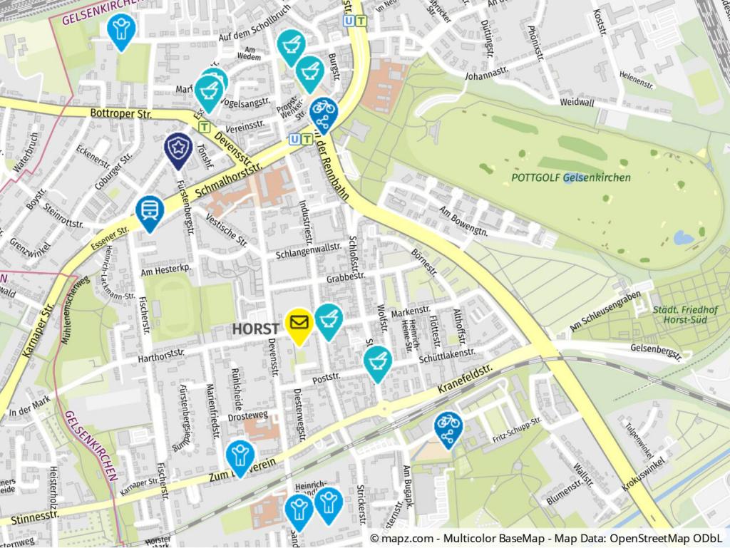 Kartenausschnitt Objektumgebung