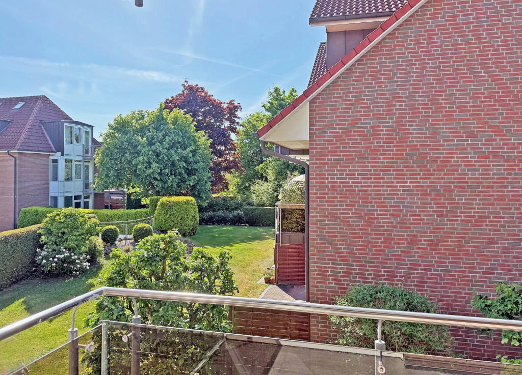 Blick vom Balkon