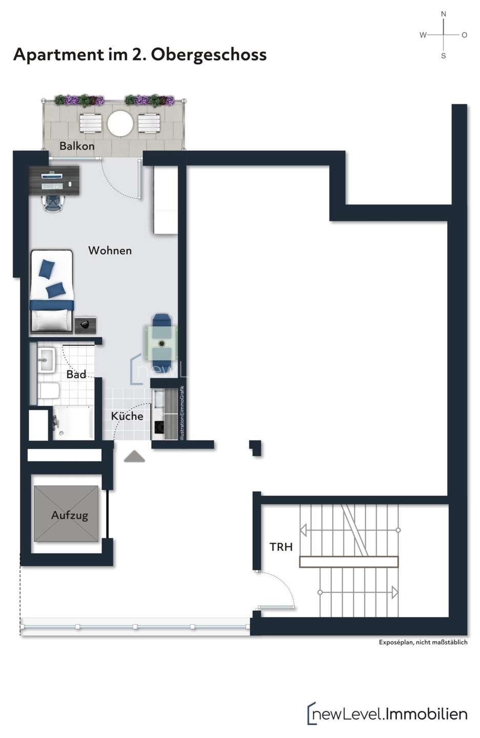 Grundriss Apartment