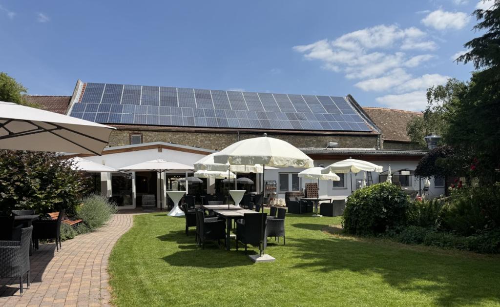 Gartenansicht Scheune
