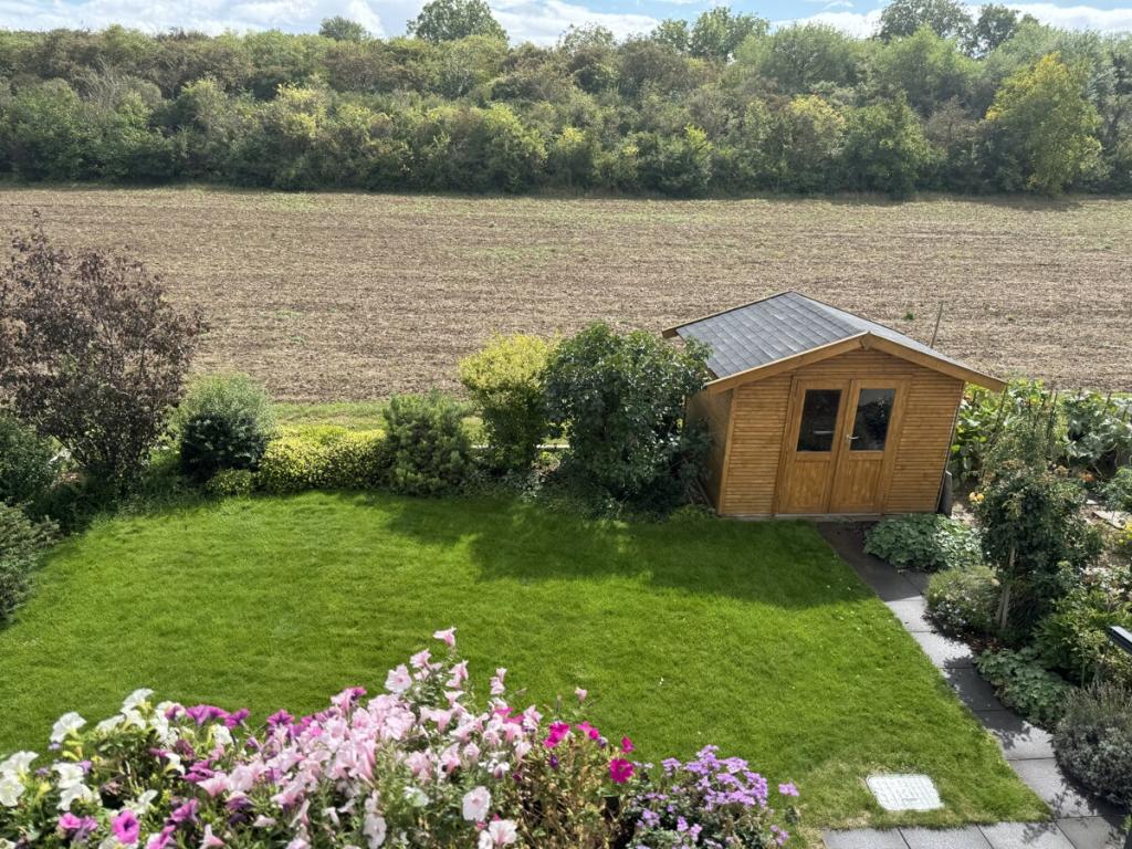 Blick vom Balkon