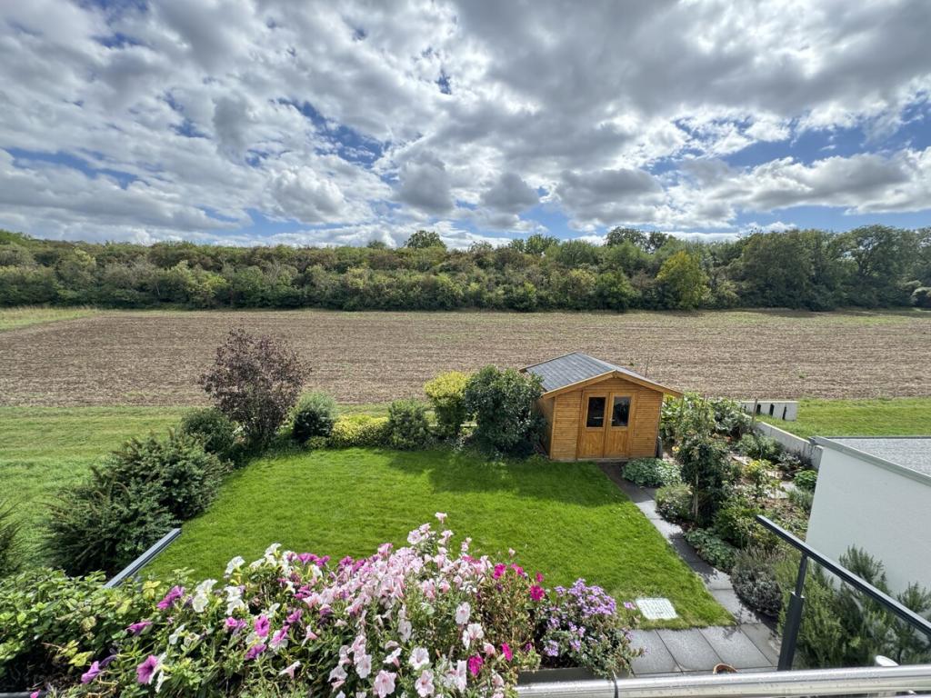 Blick vom Balkon