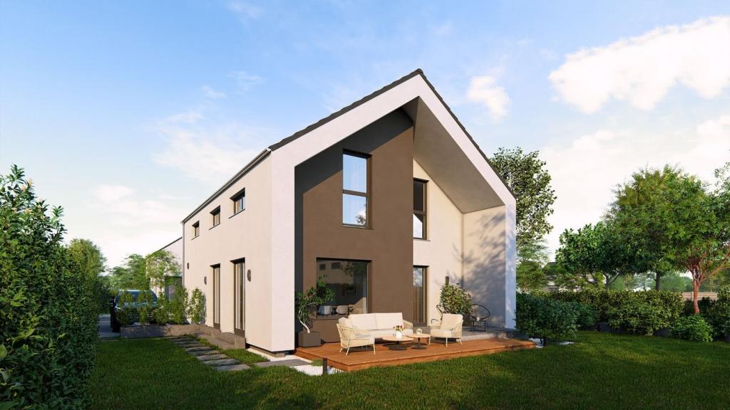 Ansicht Garten Satteldach