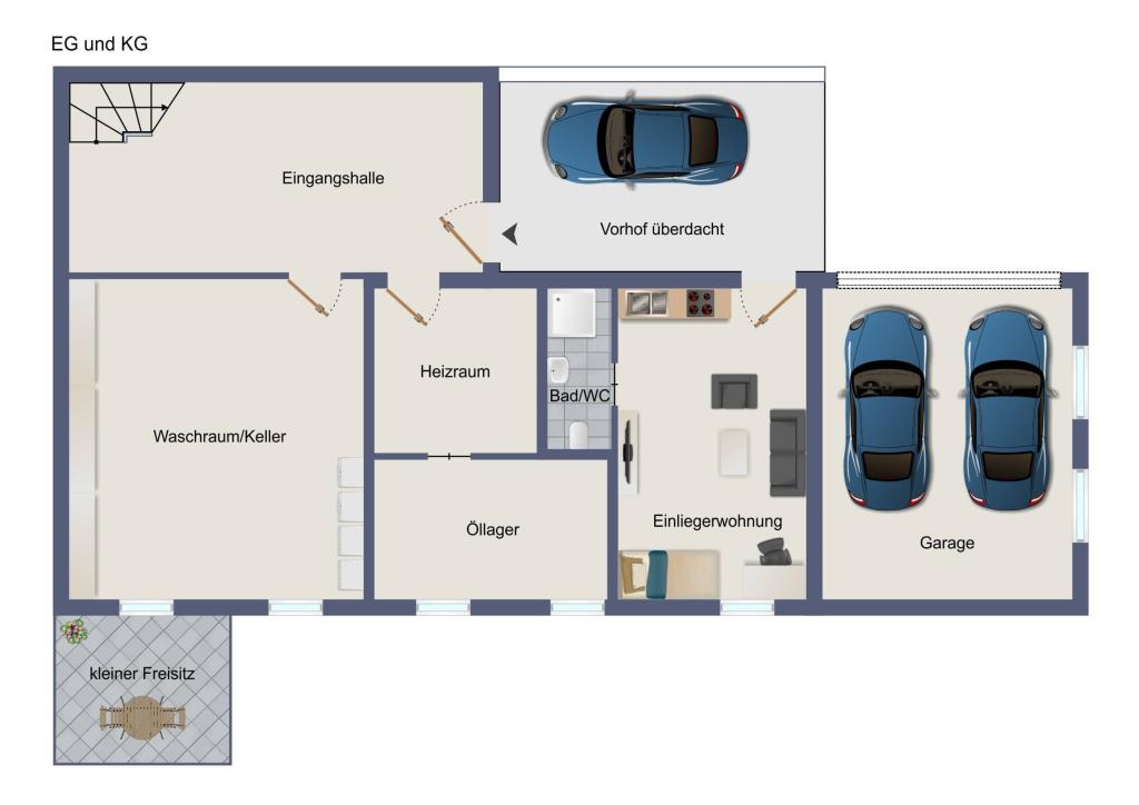 Grundriss KG/EG