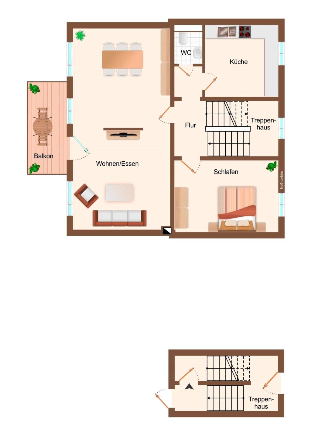 Grundriss Obergeschoss