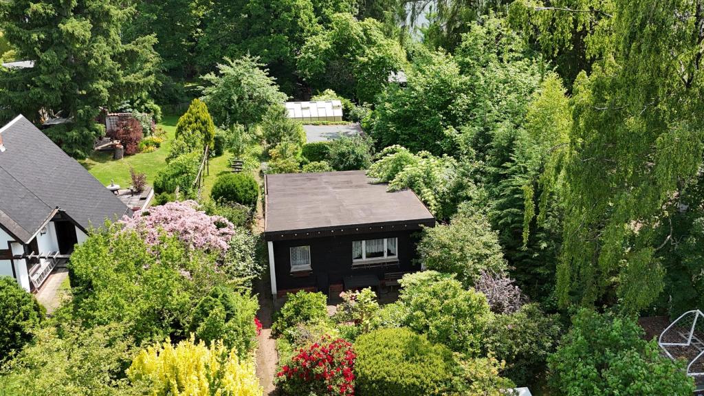 Luftansicht hinterer Garten