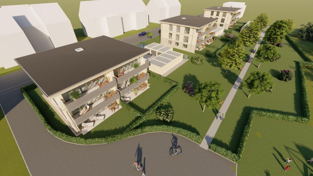 Haus A,B,C Luftbild SW