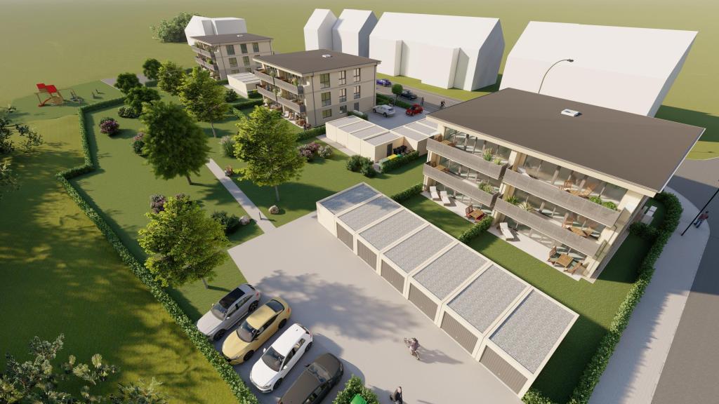 Haus A,B,C Luftbild SO