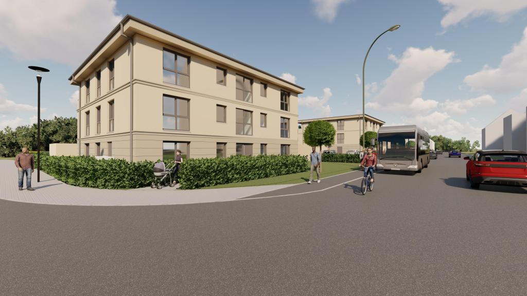 Haus A,B, Ansicht NO