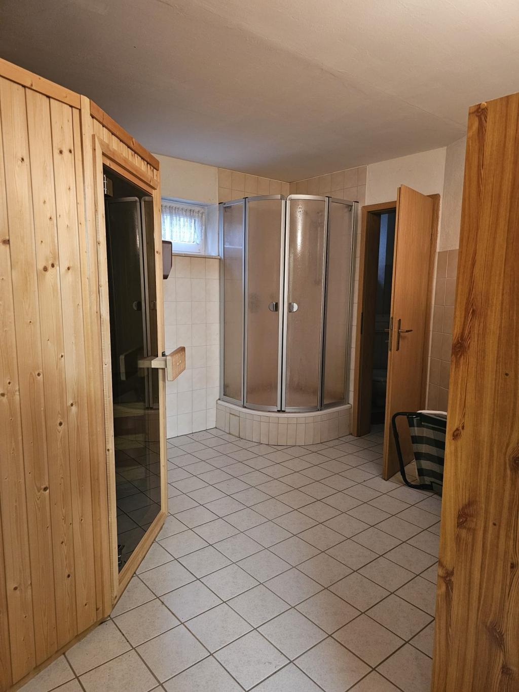 Sauna im Keller