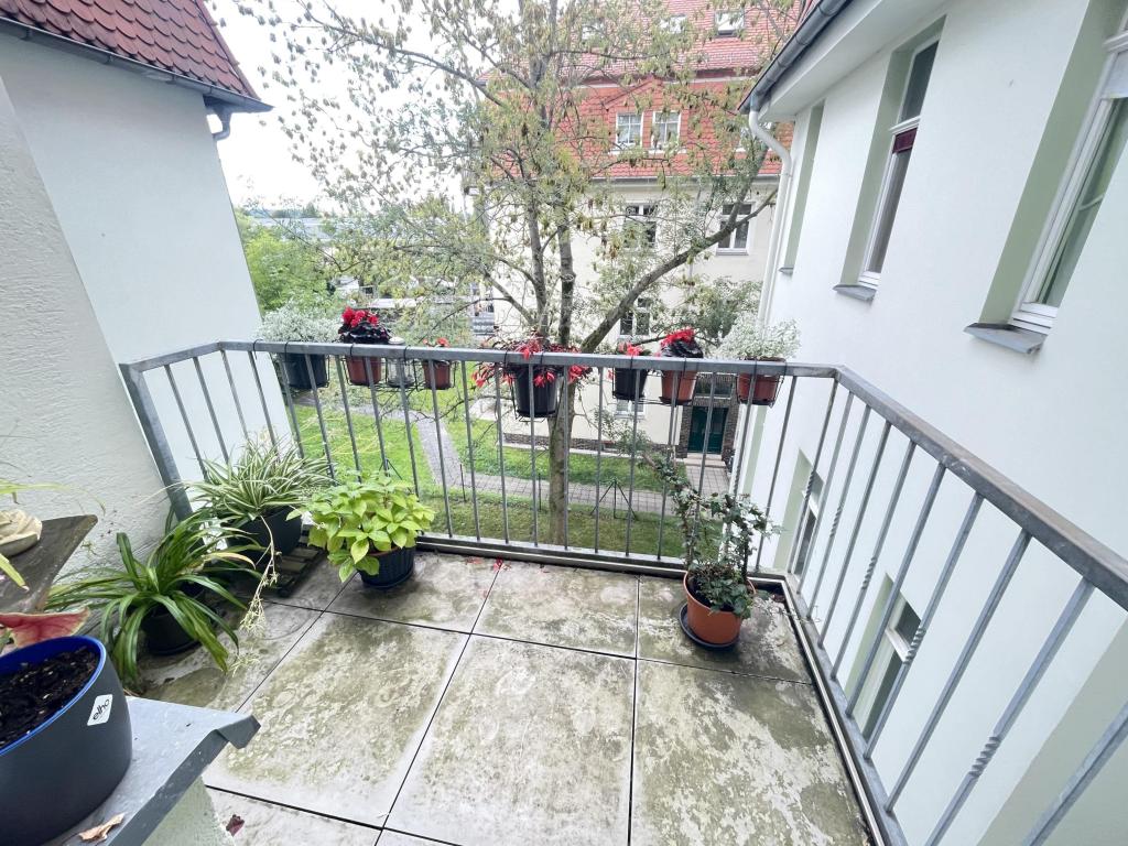 Ausblick vom Balkon
