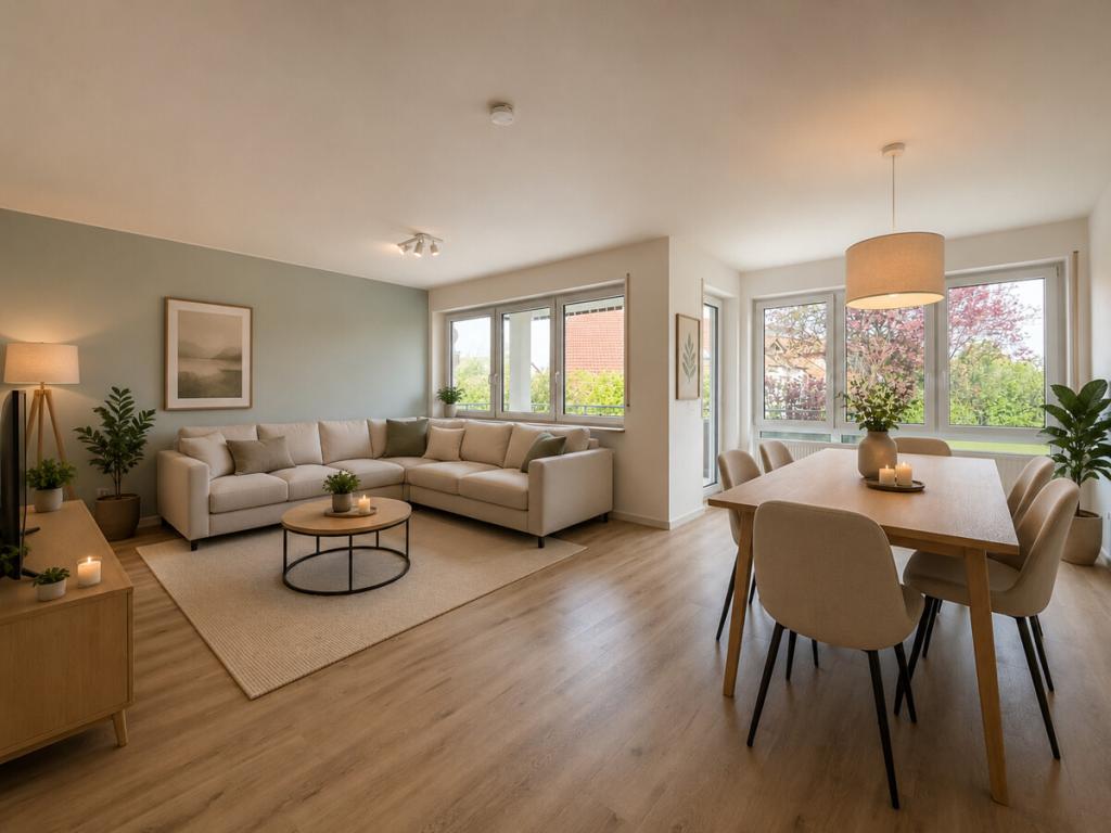renovierte 3-Zimmer EG-Wohnung mit Terrasse, in Satteldorf ab sofort frei! - Photo 1
