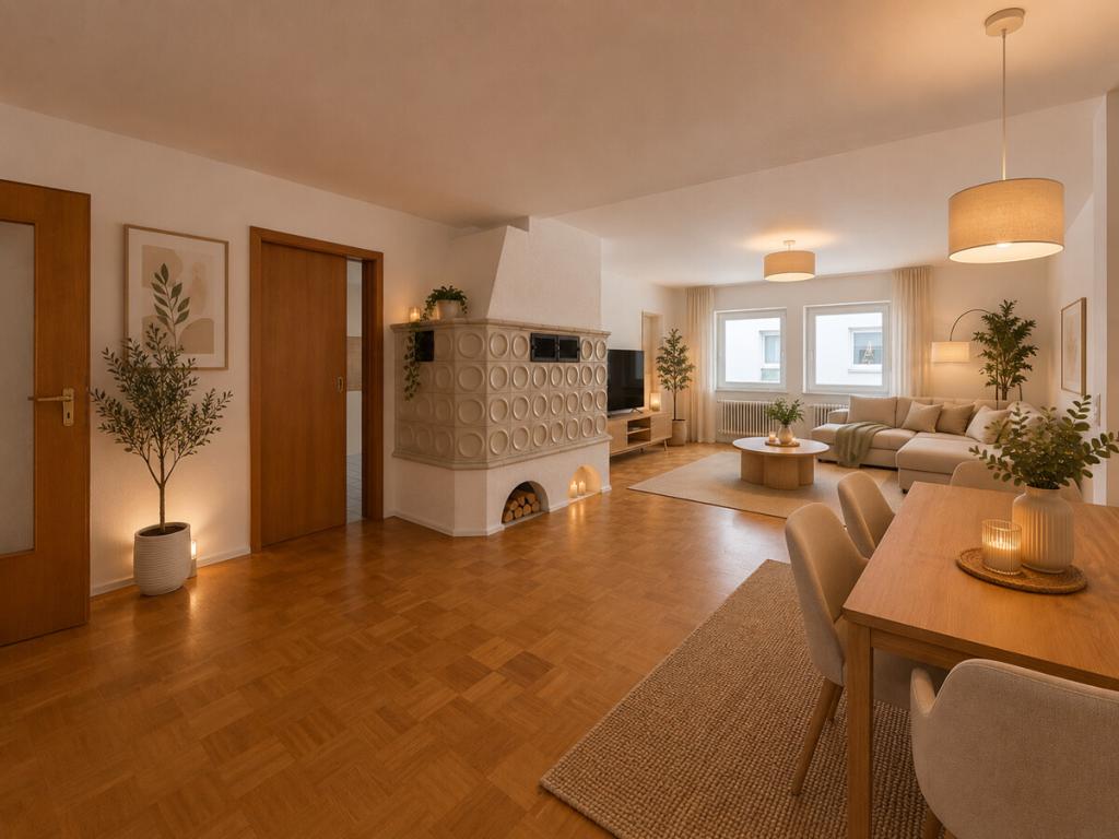 101 m² Erstbezug nach Sanierung Neue Küche | Loggia Innenstadt Crailsheim - Foto 3