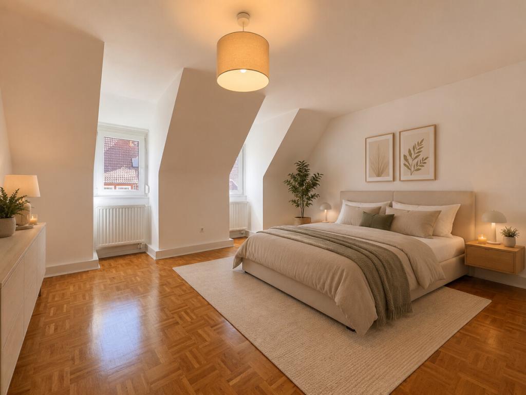 Helle 2,5-Zimmer-DG-Wohnung mit großem Balkon & Homeoffice in der Innenstadt - Foto 2