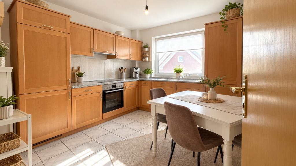 Wohnen im Grünen mit Wohlfühlcharakter – helle, gepflegte Whg. mit Balkon & Stellplatz in Udenheim - Photo 4