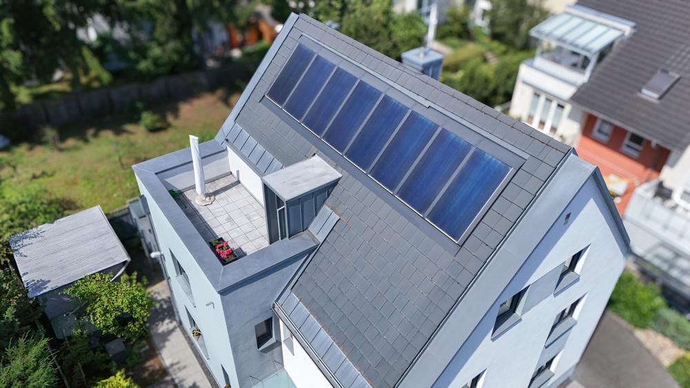 Dach + Solarthermie