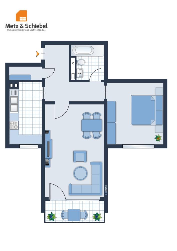 Wohnungsgrundriss