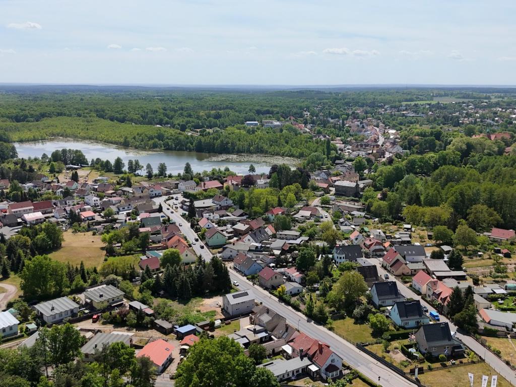 Kloster Lehnin aus der Vogelperspektive