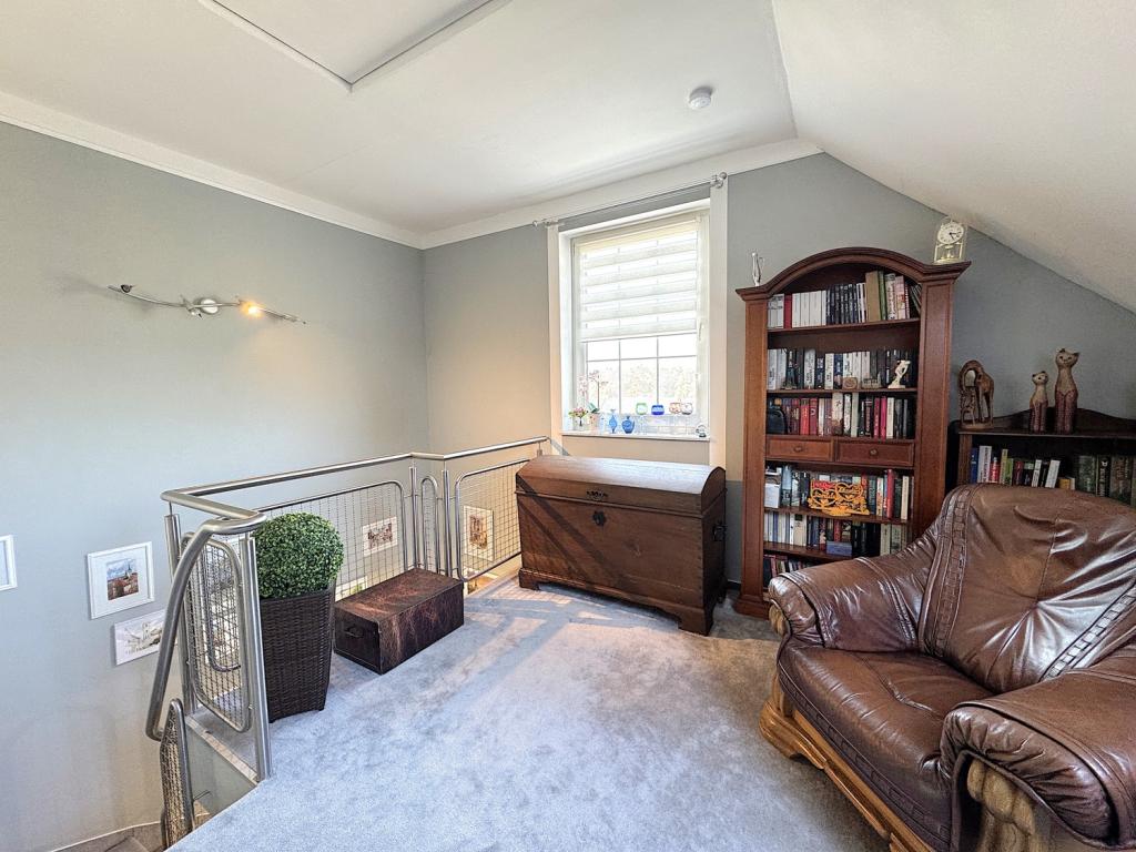 gemütlicher Flur im Dachgeschoss