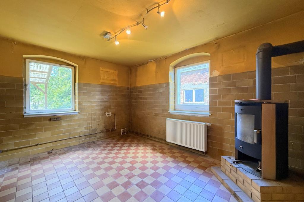 Esszimmer mit Kamin